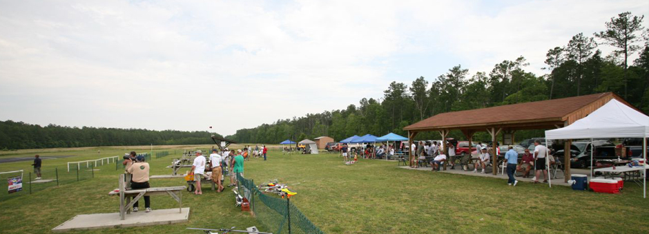 A picture of the Newport News Prak Radio Control Club airfield.